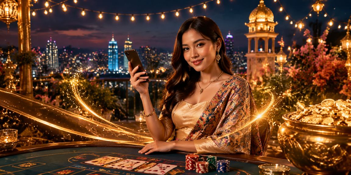 Permainan Baccarat gaya Melayu di Seremban dengan suasana tempatan